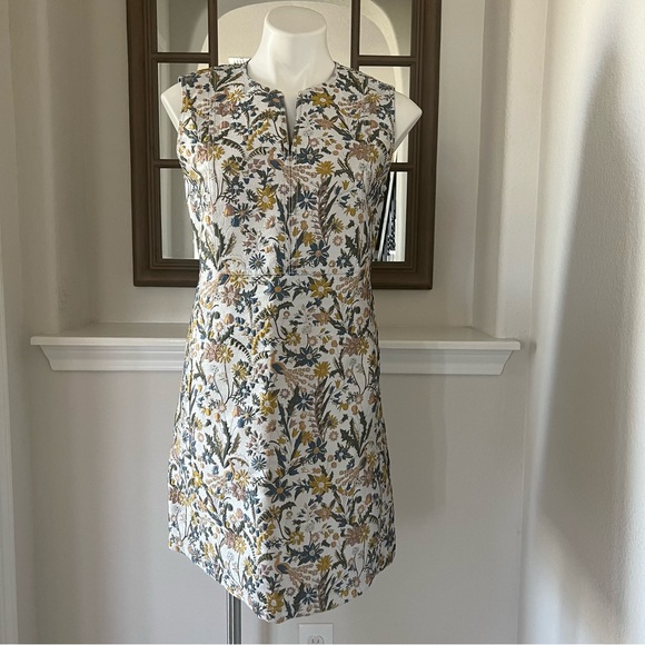 Tory Burch Jacquard Dress, Floral Mini Cocktail Party Size 8, New with Tag $698 - Picture 3 of 16